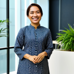 웰빙코디네이터 분야 네트워킹 방법 - **

"A fully clothed, smiling Malaysian woman in a modest, professional baju kurung, facilitating a ...