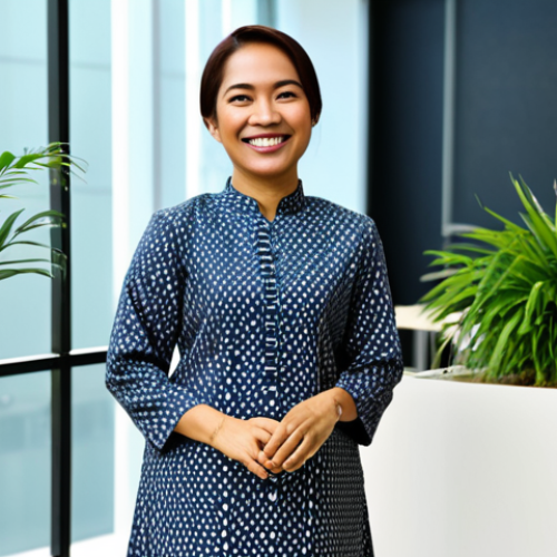 웰빙코디네이터 분야 네트워킹 방법 - **

"A fully clothed, smiling Malaysian woman in a modest, professional baju kurung, facilitating a ...